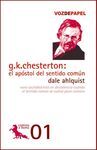 G.K. CHESTERTON: EL APÓSTOL DEL SENTIDO COMÚN
