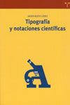 TIPOGRAFÍA Y NOTACIONES CIENTÍFICAS