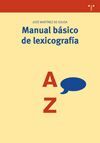 MANUAL BÁSICO DE LEXICOGRAFÍA