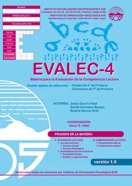 Evalec 4 Batería para la Evaluación de la Competencia Lectora