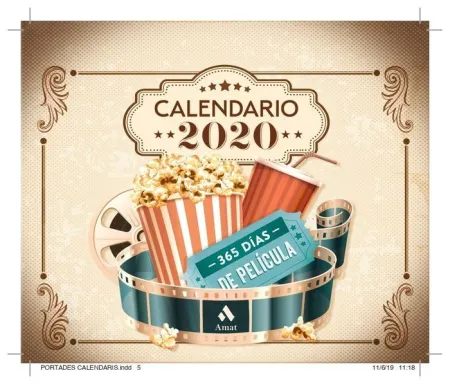 Calendario 2020 365 Dias de Pelicula