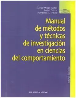 Manual de Métodos y Técnicas de Investigación en Ciencias del Comportamiento