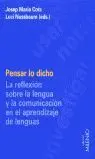 Pensar lo Dicho