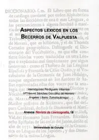 Aspectos Léxicos en los Becerros de Valpuesta
