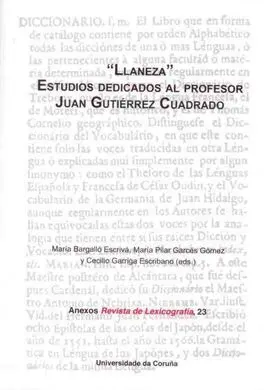 Llaneza. Estudios Dedicados a Juan Gutiérrez Cuadrado