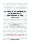 EL LÉXICO DE LOS DOCUMENTOS DEL MONASTERIO DE SAN SALVADOR DE OÑA (SIGLOS X-XIII