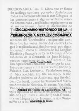 Diccionario Histórico de la Terminología Metalexicográfica