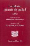 LA IGLESIA MISTERIO DE UNIDAD