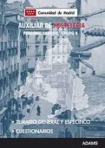 Temario y Cuestionarios Auxiliar de Hostelería, Grupo V, Personal Laboral de la