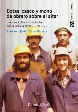 Botas, Casco y Mono de Obrero Sobre el Altar
