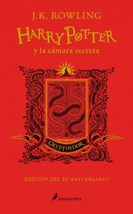 Harry Potter y la Cámara Secreta (Edición Gryffindor del 20º Aniversario) (Harry Potter 2): Rojo
