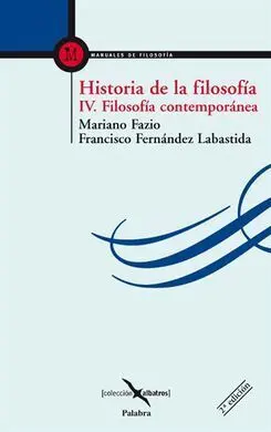 Historia de la Filosofia Iv. Filosofía Contemporánea
