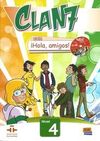 CLAN 7 ¡HOLA AMIGOS! 4 LIBRO DEL ALUMNO+CD ROM