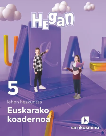 5 L. h. Koadernoa Euskara. Hegan