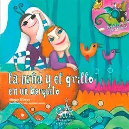 La Niña y el Grillo en un Barquito