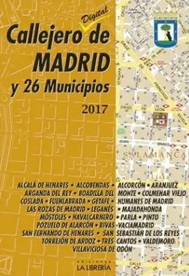 Callejero de Madrid y 26 Municipios 2017