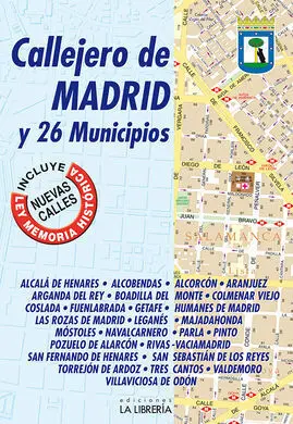 Callejero de Madrid y 26 Municipios
