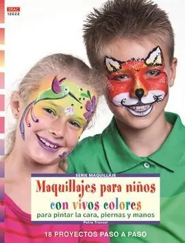 Maquillajes para Niños con Vivos Colores para Pintar la Cara, Piernas y Manos