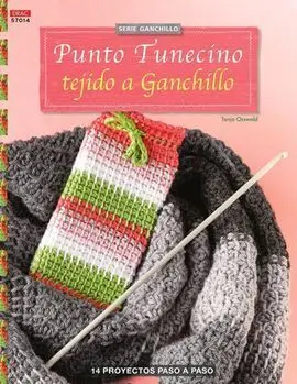 Punto Tunecino Tejido a Ganchillo