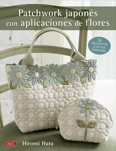 Patchwork Japones con Aplicaciones de Flores