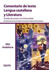 COMENTARIO DE TEXTO LENGUA CASTELLANA Y LITERATURA