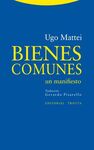 BIENES COMUNES. UN MANIFIESTO