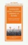 INNOVACION SOCIAL Y POLITICAS URBANAS EN ESPAÑA