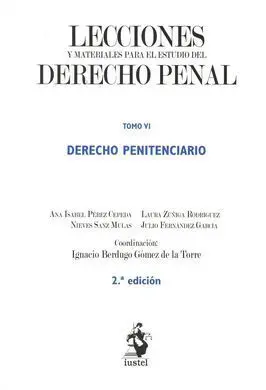 Lecciones y Materiales para el Estudio del Derecho Penal. Tomo Vi. Derecho Penitenciario