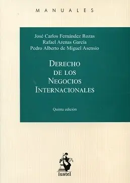 Derecho de los Negocios Internacionales (5ª Ed. 2016)