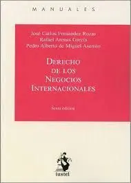 Derecho de los Negocios Internacionales 2020