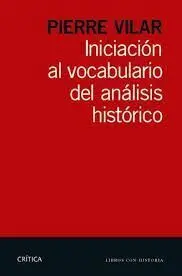 Iniciación Al Vocabulario del Análisis Histórico
