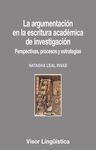 LA ARGUMENTACIÓN EN LA ESCRITURA ACADÉMICA DE INVE