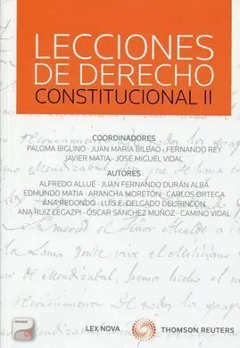 Lecciones de Derecho Constitucional Ii (Dúo)