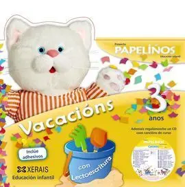 Papeliños. Vacacións 3 Anos