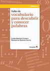 TALLER DE VOCABULARIO PARA DESCUBRIR Y CONOCER