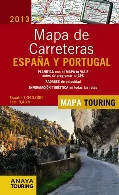 Mapa de Carreteras de España y Portugal 1:340. 000, 2013