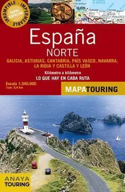 Mapa de Carreteras 1:340. 000 - Norte de España (Desplegable)
