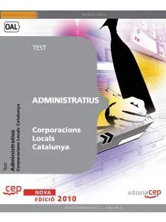 Administratius Corporacions Locals Catalunya. Test