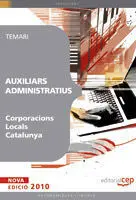 Auxiliars Administratius Corporacions Locals Catalunya. Temari