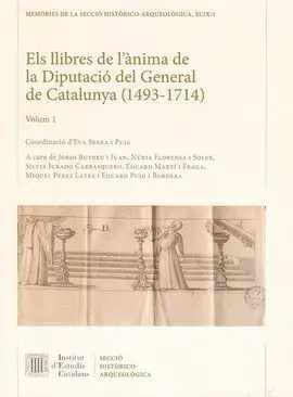 Els Llibres de L'ànima de la Diputació del General de Catalunya (1493-1714)