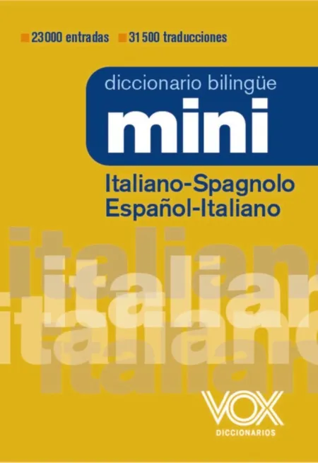 Diccionario Bilinguie Mini Italiano-Spagnolo
