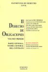 ELEMENTOS DE DERECHO CIVIL II. DERECHO DE OBLIGACIONES VOL. I