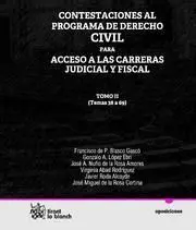 Contestación Al Programa de Derecho Civil para Acceso a las Carreras Judicial y Fiscal Tomo Ii