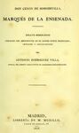 DON CENON DE SOMODEVILLA MARQUÉS DE LA ENSANADA