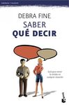SABER QUE DECIR