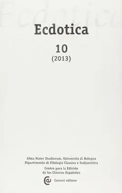 Ecdotica. Nº 10