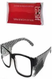 Lucy Look Gafas Negra Rombos + 2. 50