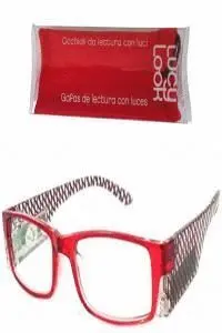 Lucy Look Gafas Rojas Rombos + 3. 00