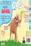 ELEFANTE MINI ANIMAL PUZLE DE MADERA EN 3D
