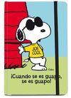 CUADERNO SNOOPY CUANDO SE ES GUAPO SE ES GUAPO - G